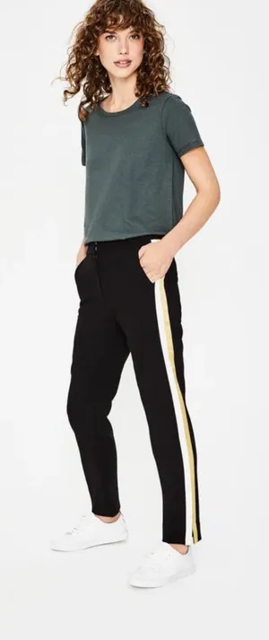 Boden Bristol 7/8th Trousers in Black Size‎ 6 Regular thumbnail 1