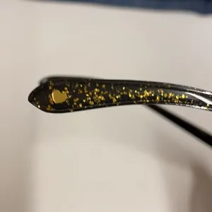 Juicy Couture black and‎ gold speckled sunglasses D6 thumbnail 4