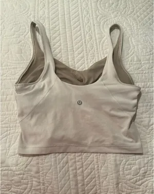 Lululemon White Align Tank thumbnail 2