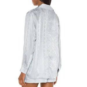 Revolve - Tell Your Friends Long Sleeve Shirt in Yvette Print 100% Silk Size M thumbnail 7