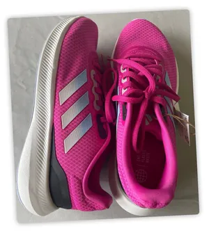 Adidas Women’s Size 8 Pink Running Shoes Cloudfoam Lace Up Sneakers NWT thumbnail 1
