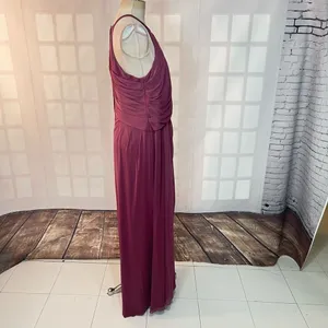David's Bridal NWT Chianti High Neck Mesh Bridesmaid Dress Size 16 thumbnail 5