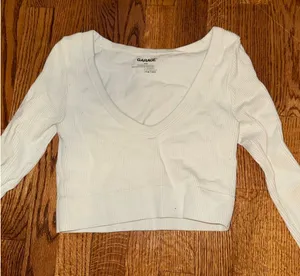 Garage Ribbed Cropped Long Sleeve thumbnail 1