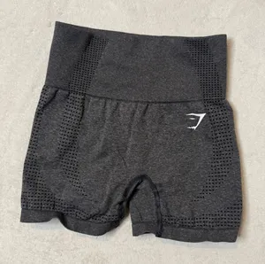 Gymshark Vital Seamless Shorts Womens XS Gray Black Workout High Waisted thumbnail 1