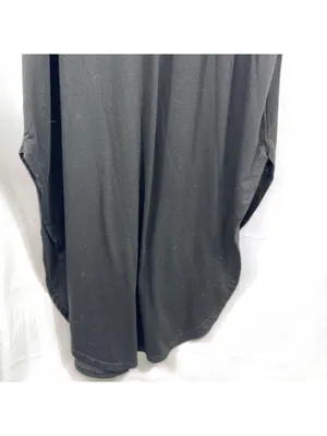 Black Sleeveless Maxi Dress Small Minimalist Stretch thumbnail 8