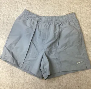 Nike Womens Essential Woven Shorts Light‎ Blue Mid Rise 5" FV6622-440 Small NWT thumbnail 1