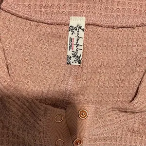 Free People One of The Girls Henley - Pink thumbnail 3
