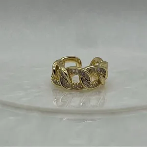Adjustable women Ring Gold thumbnail 4