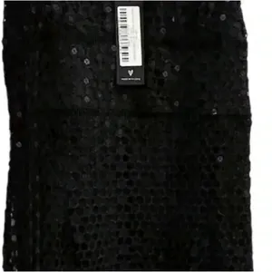 Lulus Women's XL Black Crochet‎ Sleeveless V-Neck Midi Dress-NWT thumbnail 2