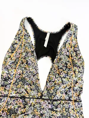 Free People Movement Eden Performance Onesie Ditsy Floral Print Romper thumbnail 7