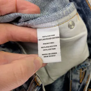Princess Polly Crossover‎ Waist Straight Leg Jeans Light Wash Blue Womens Size 2 thumbnail 8
