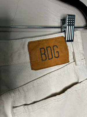 BDG High Rise‎ Baggy Cream Denim Jeans thumbnail 8