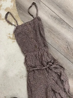 Leopard Print Wide Leg Smocked Jumpsuit thumbnail 2