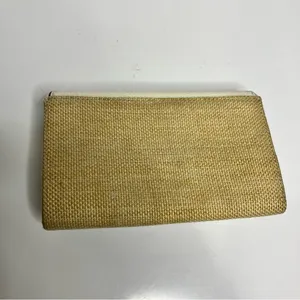 Kate Spade Wesley place‎ woven & leather envelope clutch thumbnail 4