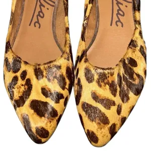 Zodiac Leopard Print Leather Slip on Flats(Size 7M) thumbnail 5