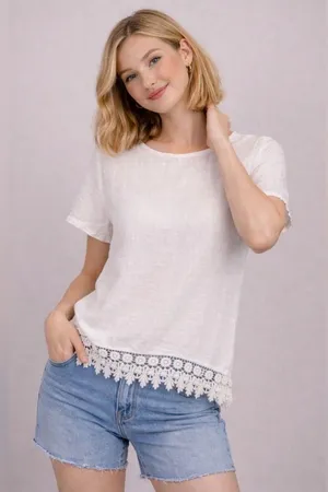 Trezo Millennio Linen Top Pink Size M thumbnail 1
