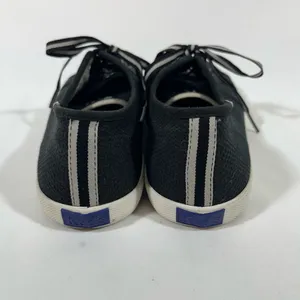 Keds Kickstart Canvas Sneakers Womens Sz 8 Black & Gray‎ Preowned thumbnail 4