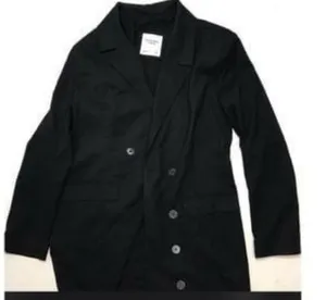 Abercrombie Black Women’s Blazer Jacket - Classic Tailored Coat thumbnail 1