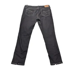 Seven For All Mankind Charcoal Bootcut Jeans Women's 14 White Stitching EUC thumbnail 6