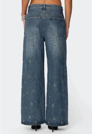 Jaimie Grommet Low Rise Jeans thumbnail 3