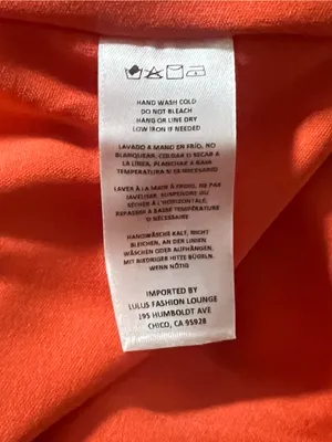 NWT Lulus Ismene Bright Orange Seamed Strapless Maxi Dress Size S thumbnail 8