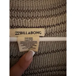 Billabong‎ Womens Grey Ombre Striped Fringe Open Front Cardigan Sweater JV06CLOO thumbnail 3