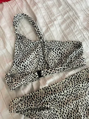 Blackbough Polka Dot One Shoulder Bikini Set thumbnail 2