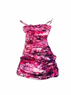 MORE TO COME Mariana ruched mini dress thumbnail 2