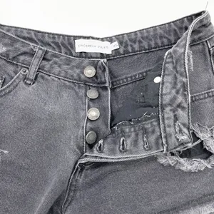 Sincerely Jules Denim Shorts Womens XSmall Distressed Grunge Street‎ Festival thumbnail 7
