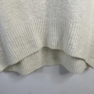 Anthropologie Size M Naomi Sweater Merino Wool Blend Boat Neck Oversized Slouchy thumbnail 7