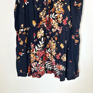 Maurices Floral Cinched Waist Ruffle Blouse thumbnail 4