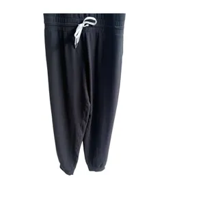 Vuori Lux Luna Workout Racerback Athletic Lounge Jogger Jumpsuit Black Medium thumbnail 3
