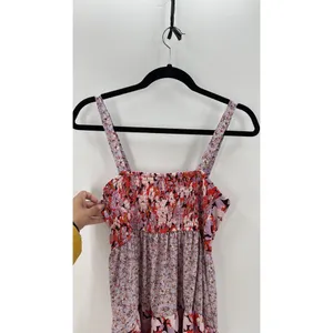 Band of Gypsies tiered adjustable maxi dress summer bohemian cottagecore size S thumbnail 6