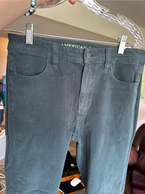 American Eagle Outfitters Women’s Dark Teal Slim Jeans thumbnail 5