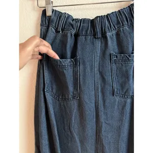 YFB Young Fabulous & Broke High Rise Elastic Waist Jean Skirt Small 90s Y2K Boho thumbnail 9