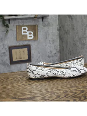 NEW Journee Collection Kavn Comfort Sole Ballet Flats KAVN Snake Brown 10M thumbnail 7