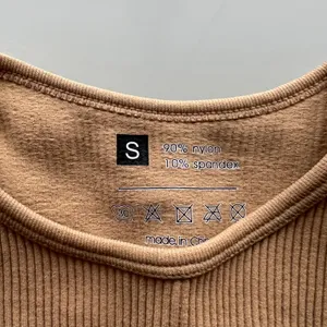 SheIn Neutral Color Seamless Crop Tank Top thumbnail 5