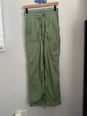 Lululemon 4 Dance Studio Mid-Rise Pant Regular Dessert Green Rare Color thumbnail 4