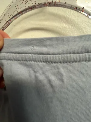 Madewell Light Blue V-Neck Short Sleeve Tee thumbnail 3