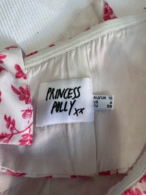 Pink Floral Princess Polly Top thumbnail 5