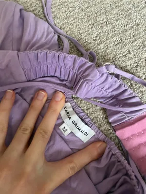 Revolve Karina Grimaldi Selene Maxi Dress in Lavender size M thumbnail 4
