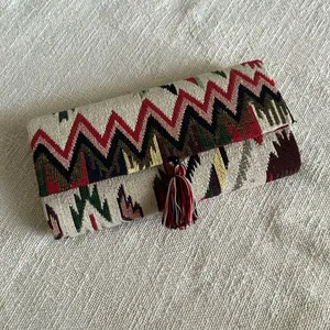 Vintage clutch bag Red thumbnail 1