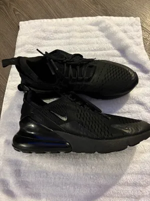 Gothic Nike Air Max 270 Triple Black Sz.7 thumbnail 7