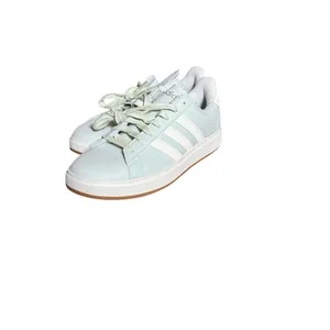 Adidas Grand Court Sneakers Women's 9 Mint Green Cream Leather NIB Shoes thumbnail 6