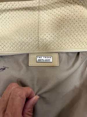 The Trend Textured Cream Shoulder Hobo Bag thumbnail 11
