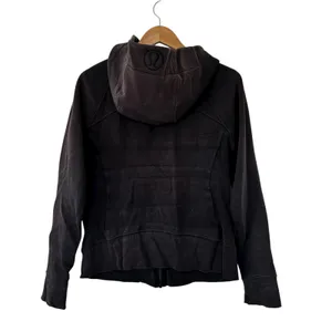 Lululemon Black Full Zip Hoodie Sz 8 thumbnail 6