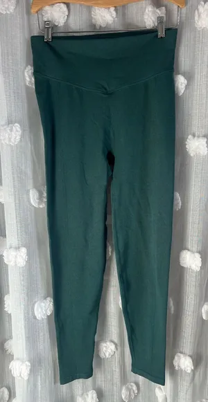 PINK Victoria's Secret Girls' Dark Green Leggings thumbnail 1