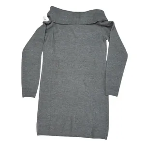 *New GAP Knit Sweater Dress Womens MTall Gray Cowl Neck Neutral Classic Office thumbnail 3