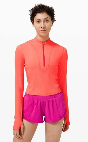 Lululemon Gloss Trim Run 1/2 Half-Zip thumbnail 1