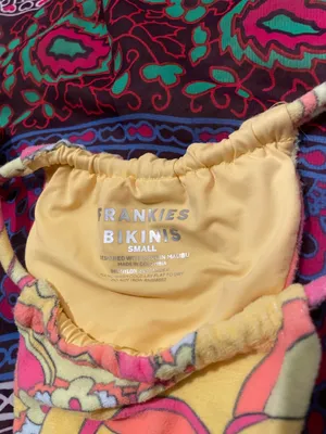 Frankies Bikinis Terry Cloth Bikini Bottoms thumbnail 3
